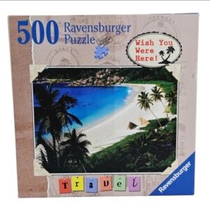 Ravensburger “Wish You Were Here” Tropical Paradise 500-Piece Jigsaw Puzzle